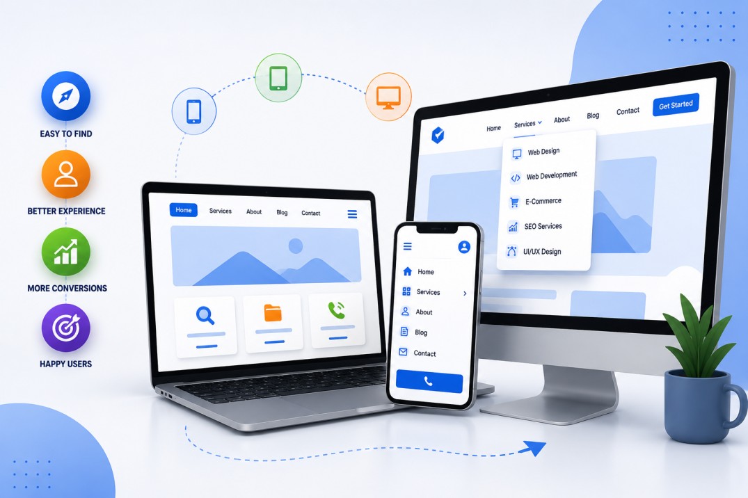 How Website Navigation Improves User Experience and Conversions